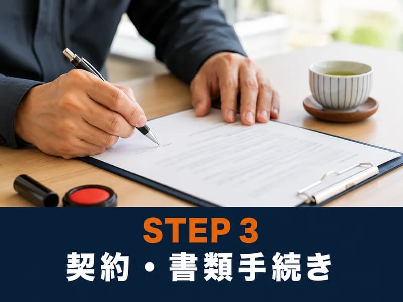 STEP3 契約・書類手続き